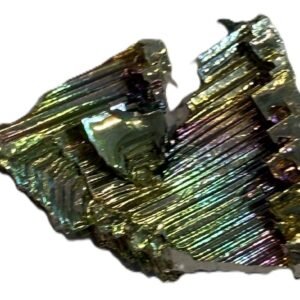 Golden bismuth hopper crystal specimen 4 sians emporium Golden bismuth hopper crystal specimen